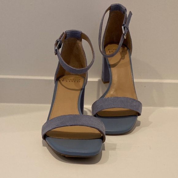 Donald Pliner Priyah Lizard Print Suede Sandals - Size 9 - NWOT - Picture 3 of 8